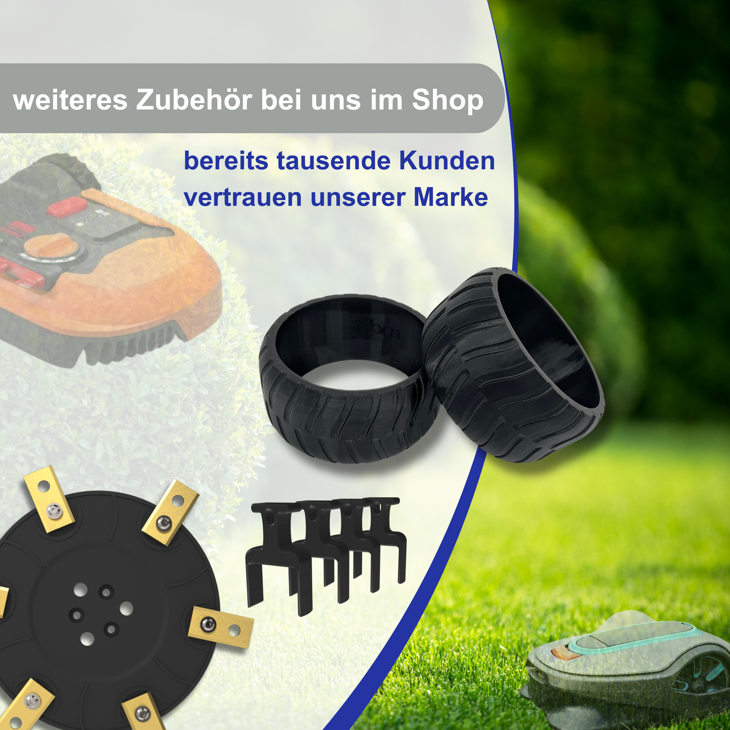 Für Ecovacs GOAT G1 Mähroboter Beacon Wandhalterung Adapter - inkl. Schrauben