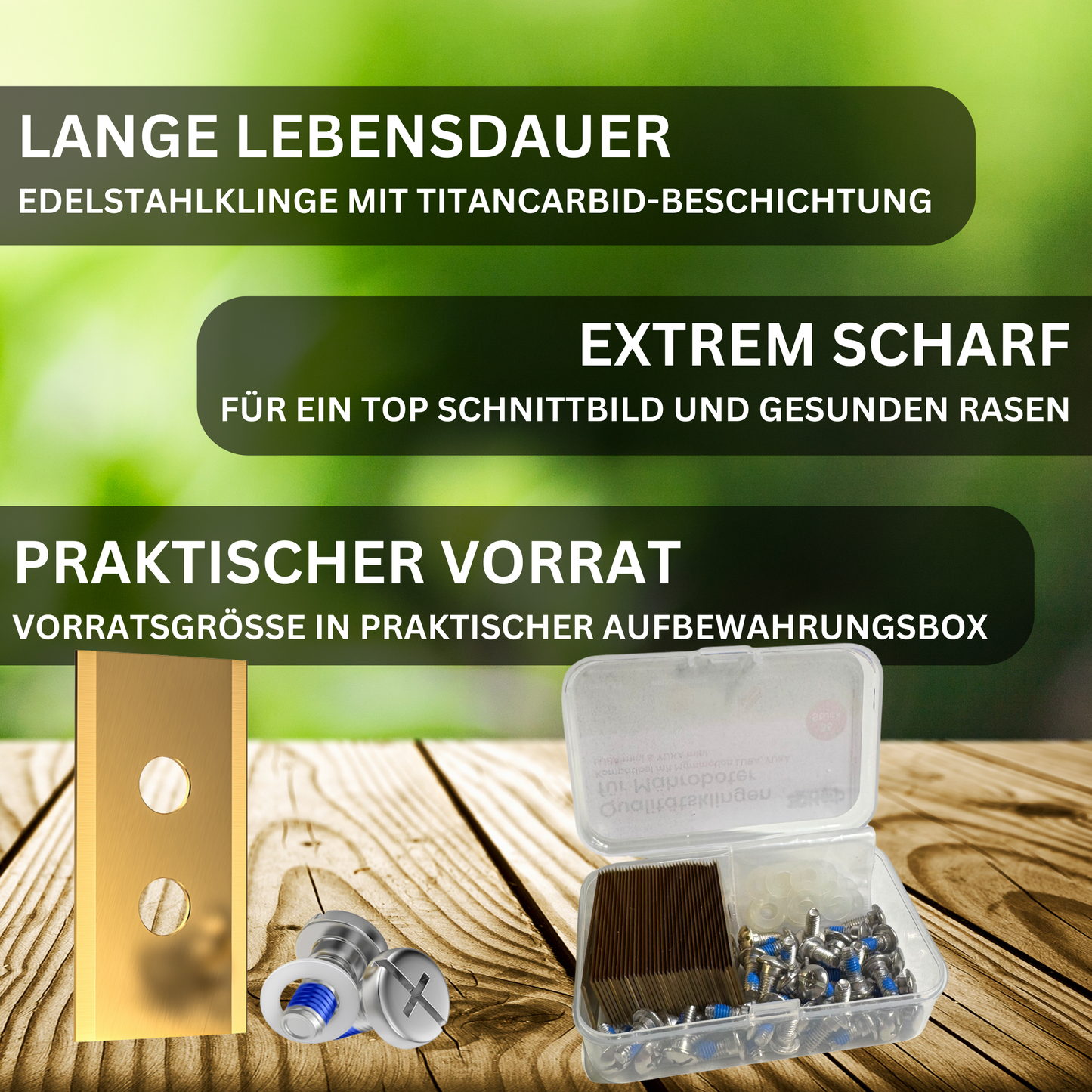 36 x Hochwertige Ersatzmesser für Mammotion