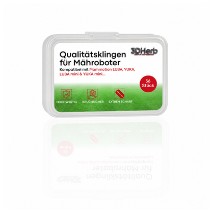 36 x Hochwertige Ersatzmesser für Mammotion Luba, Yuka uvm...