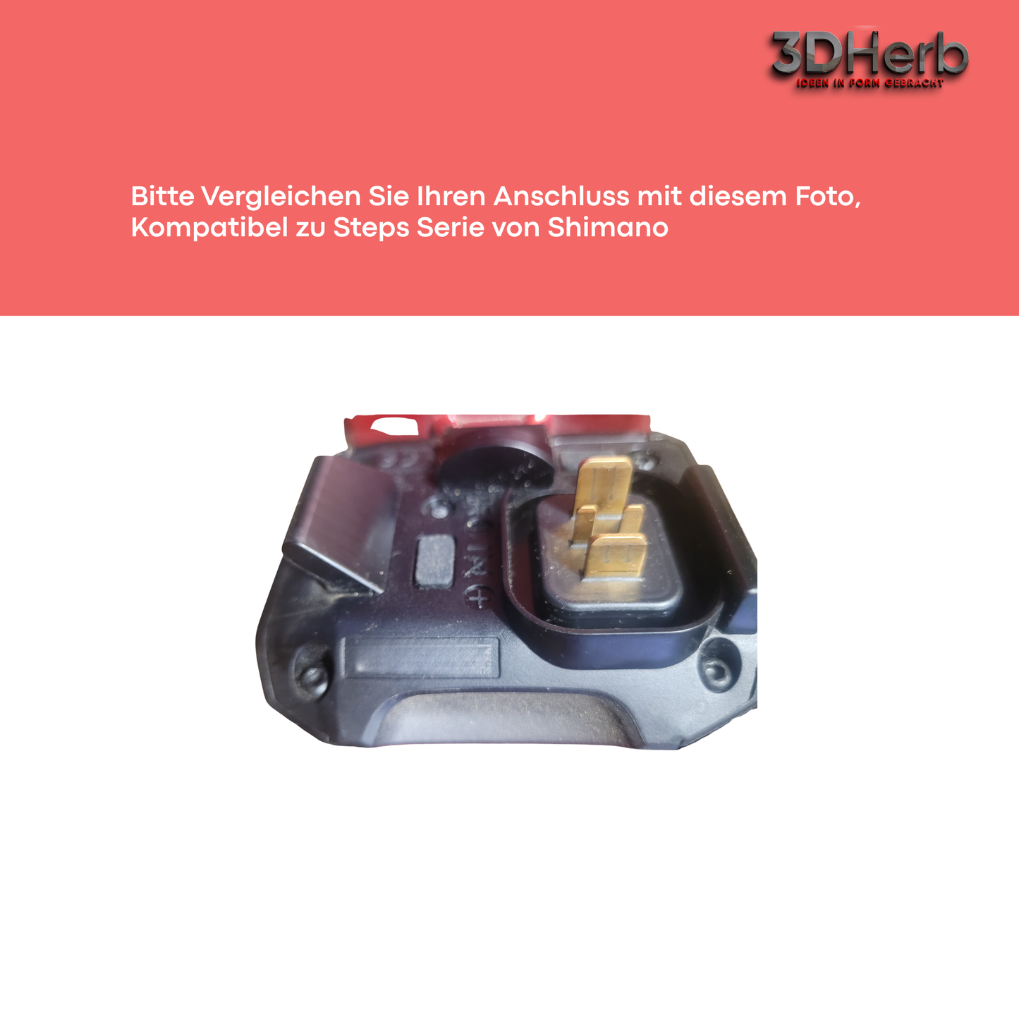 Schutzabdeckung Kontaktschutz Regenschutz kompatibel mit Shimano Steps e-Bike Akku Aufnahme Cover - Schutzcase für Transport im Fahrradträger oder Parken im Freien - Battery Port Cover