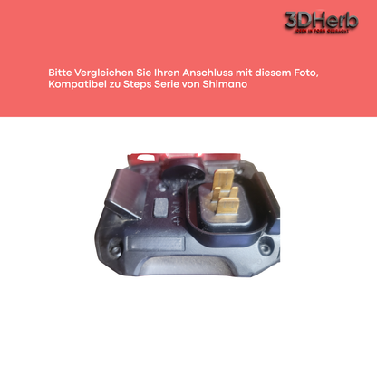 Schutzabdeckung Kontaktschutz Regenschutz kompatibel mit Shimano Steps e-Bike Akku Aufnahme Cover - Schutzcase für Transport im Fahrradträger oder Parken im Freien - Battery Port Cover
