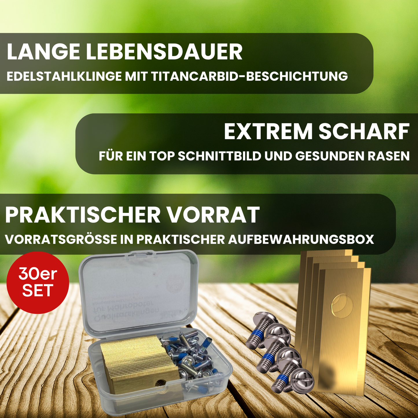 30 x Messer - Klingen für Eufy