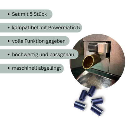 Für Powermatic 5 Ersatz Silikonschlauch  Set - Zubehör für Powermatic 5, Zorr PM 5