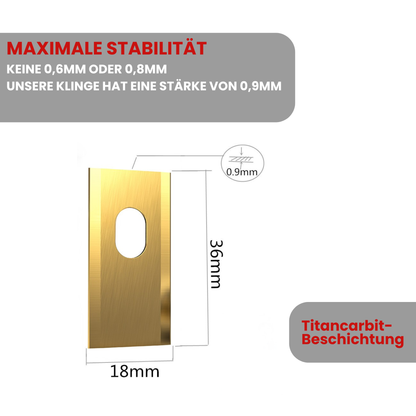 36 x Messer - Klingen für Dreame Mova, Viax, Lidax