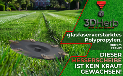 6er Messerscheibe für Segway Navimow H Serie (H500E, H800E, H1500E & H3000E-VF) 6 Klingen Messerteller - Spritzguss