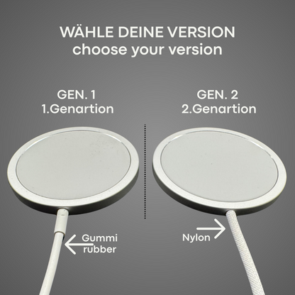 Für Apple MagSafe - Halter Unterputz DIY Einbaurahmen Schreibtisch, etc ... V01