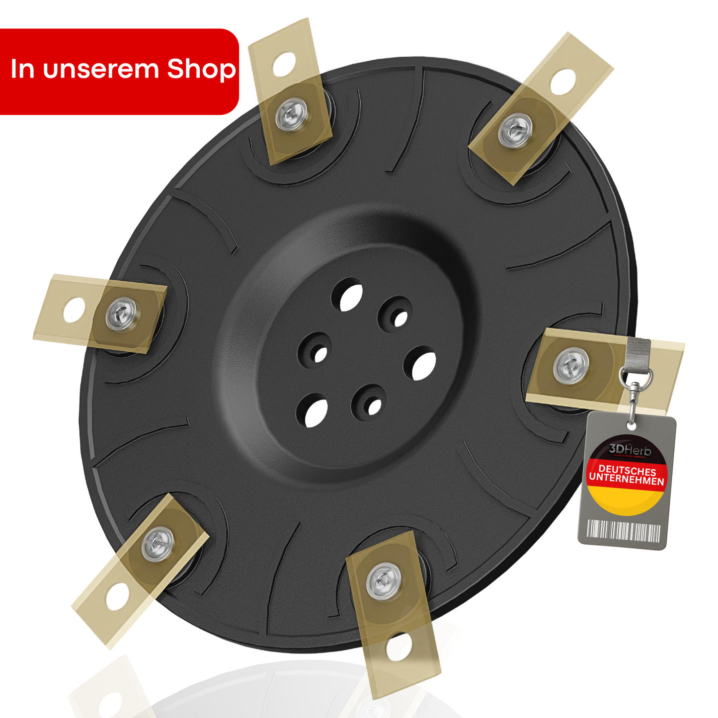 hochwertige Klingen Ersatzmesser und Schrauben für Messerscheibe Worx Landroid - WR141E WR167E uvm.