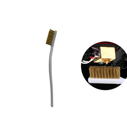 Messingbürste zur Reinigung des Hotends, 3D Drucker Zubehör Werkzeug Stahlbürste
