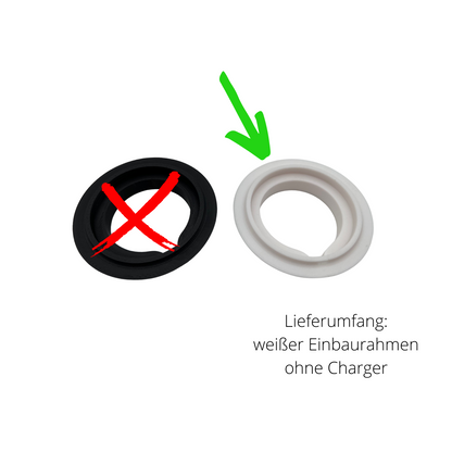 Für Apple MagSafe Halter - Unterputz DIY Einbaurahmen Schreibtisch V02