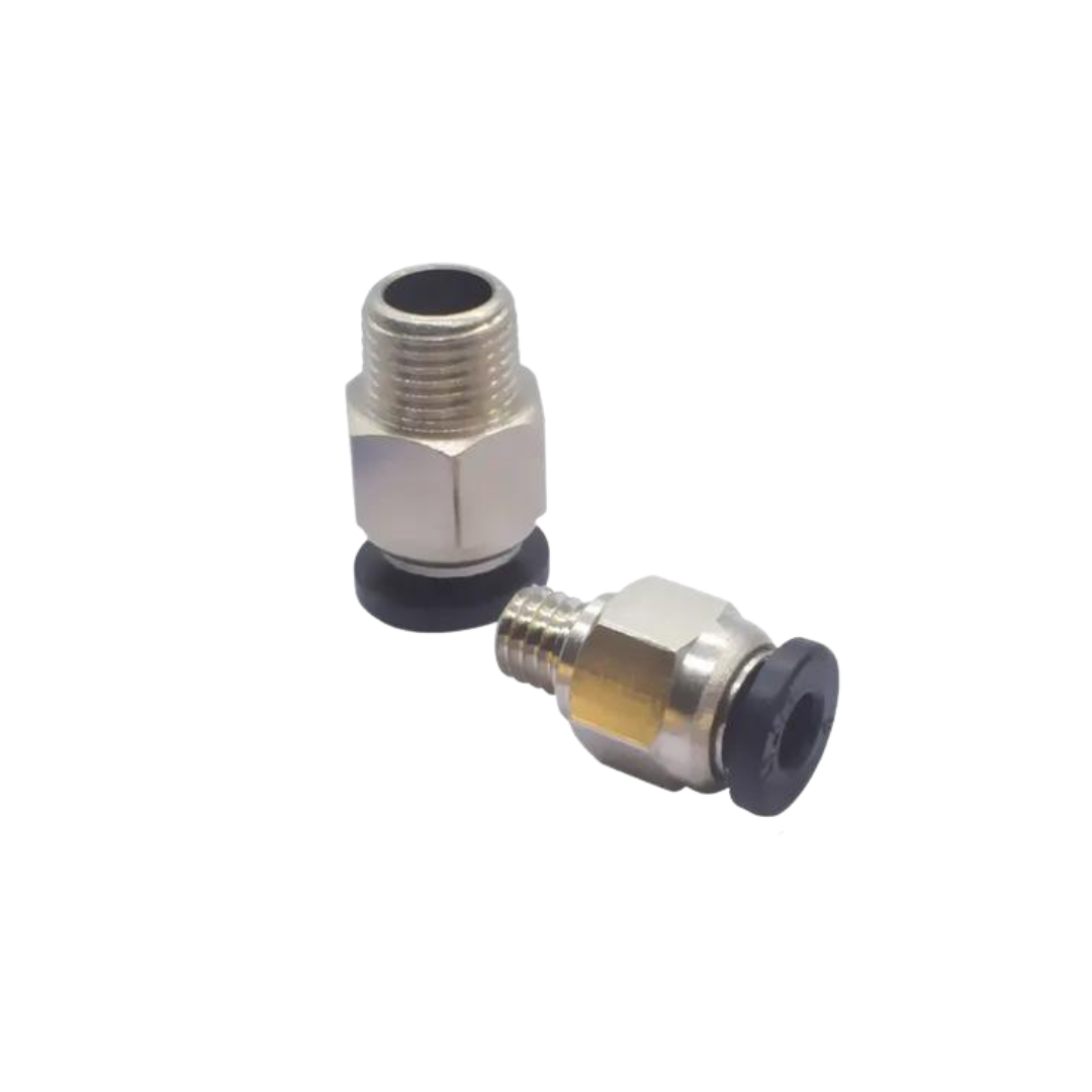 PC4-M6 PC4-01 M10 Steckverbinder 3D-Drucker Pneumatik PTFE Verbinder Push Fit