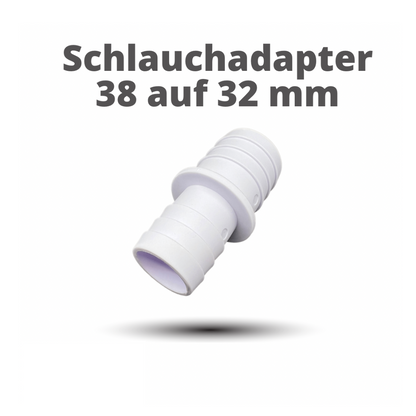 Pool Schlauchverbinder 32-38mm - Schlauchtülle Poolschlauch Adapter