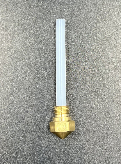 Qidi Tech Düse Nozzle Original + PTFE Schlauch für 3D Drucker MK10 ifast imate
