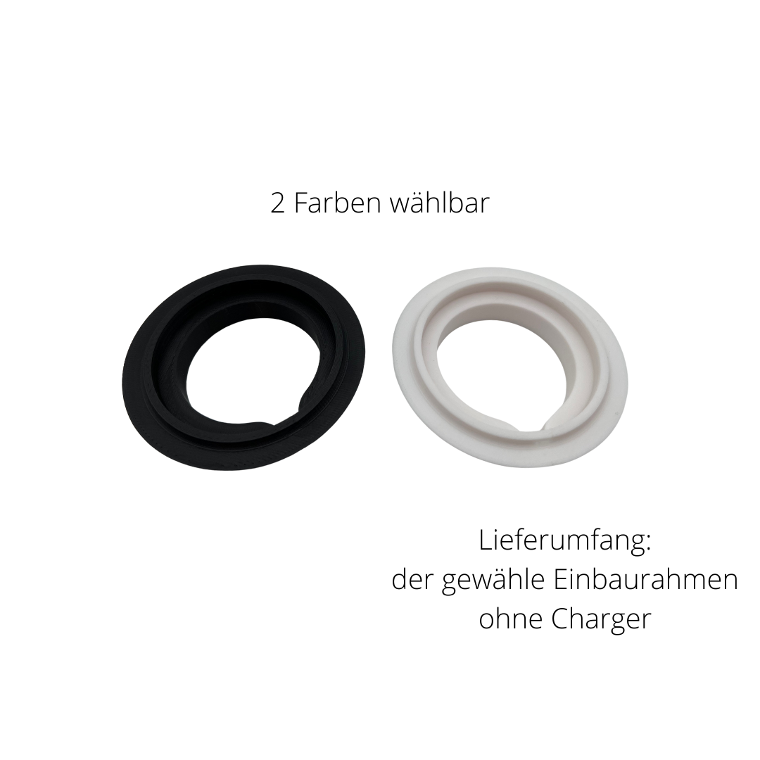 Für Apple MagSafe Halter - Unterputz DIY Einbaurahmen Schreibtisch V02