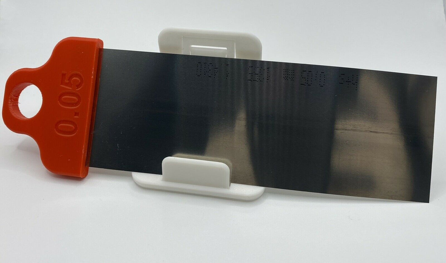 Levelfolie Metallfolie 3D Drucker Zubehör Einstellfolie - mit Griff 0,05mm