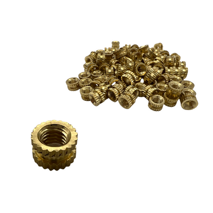 100Stk M3x5x3 Gewindeeinsatz Einschmelzmutter Heat Set Insert Bambu Lab P1P u.ä