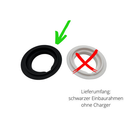 Für Apple MagSafe Halter - Unterputz DIY Einbaurahmen Schreibtisch V02