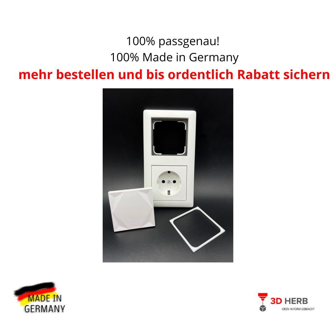 Loxone Touch Air / Tree / Nano Rahmen Adapter Rahmenerhöhung Gira Syst ...