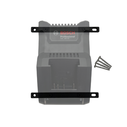 Für Bosch GAL 18V-40 Wandhalterung Akku Ladegerät - Wandhalter inkl. Schrauben