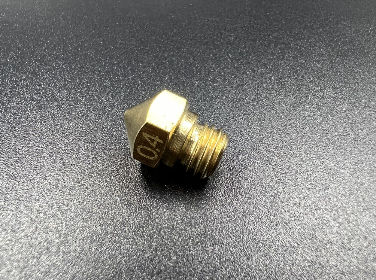 MK10 Messing Düse Nozzle M7 für 3D Drucker Qidi Tech uvm. 0.4mm x-max i-mate