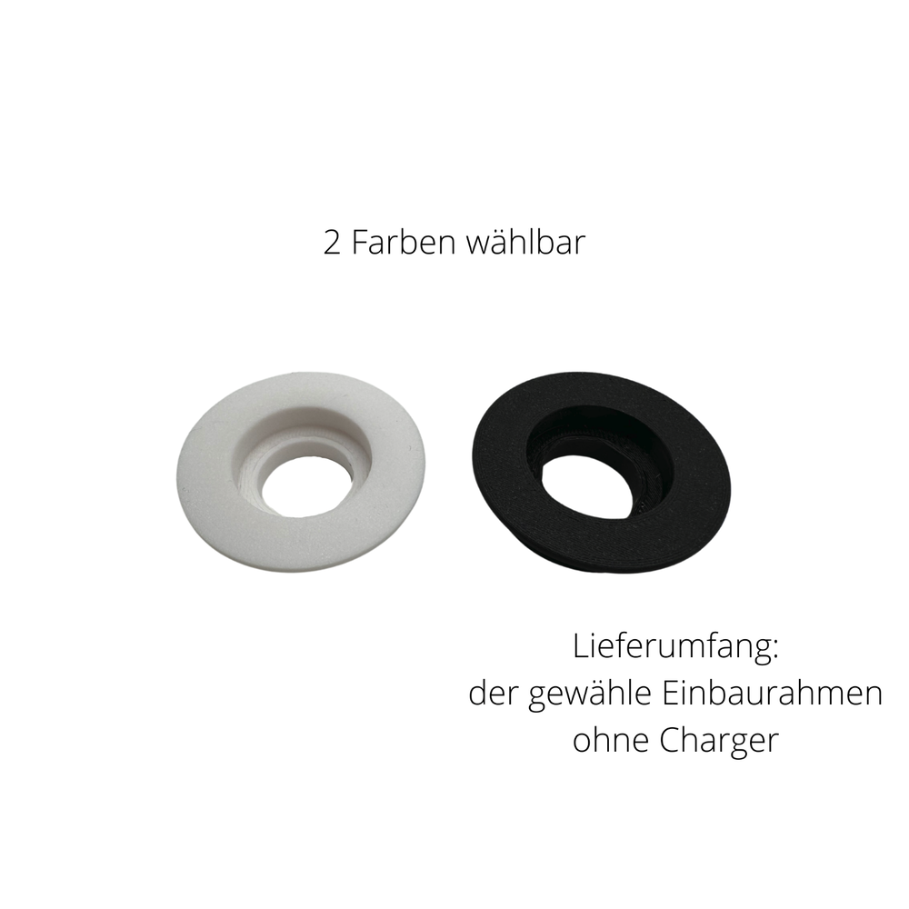 Für Apple Watch Charger Halter - Unterputz DIY Einbaurahmen Schreibtisch, Büro