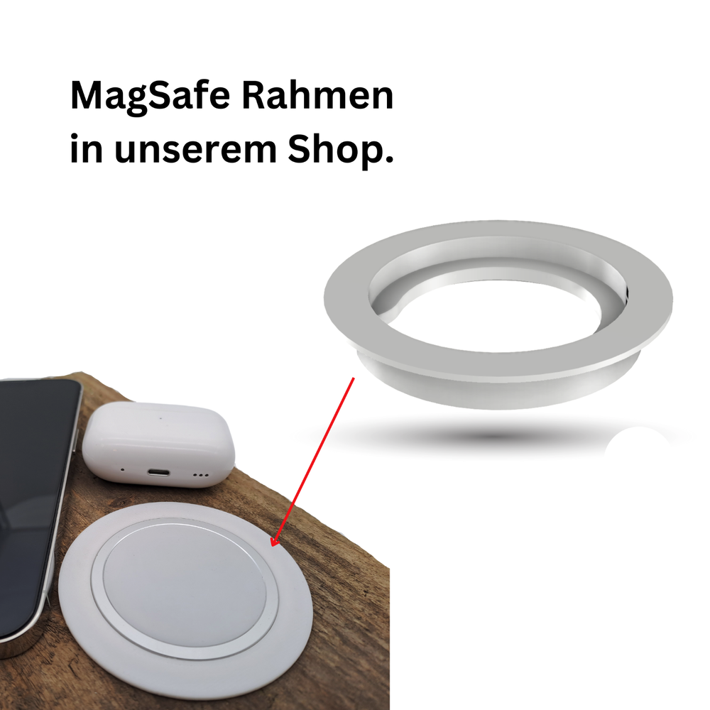 Für Apple Watch Charger Halter - Unterputz DIY Einbaurahmen Schreibtisch, Büro