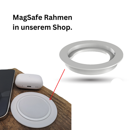 Für Apple Watch Charger Halter - Unterputz DIY Einbaurahmen Schreibtisch, Büro