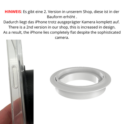 Für Apple MagSafe - Halter Unterputz DIY Einbaurahmen Schreibtisch, etc ... V01