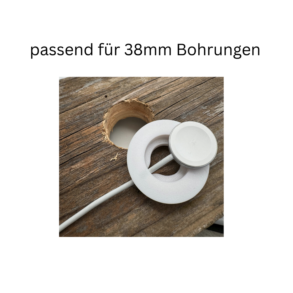 Für Apple Watch Charger Halter - Unterputz DIY Einbaurahmen Schreibtisch, Büro