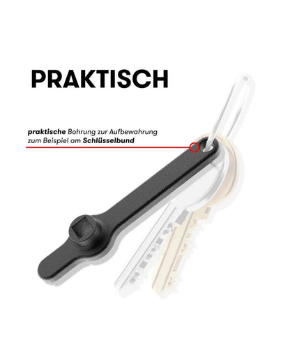 Entlüftungsschlüssel Heizungsschlüssel Heizkörper Entlüftungsgriff V2A B-WARE - Versandkostenfrei in DE