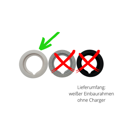 Für Apple MagSafe - Halter Unterputz DIY Einbaurahmen Schreibtisch, etc ... V01
